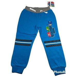 NWT PJ Masks blue fleece jogger size 3T
